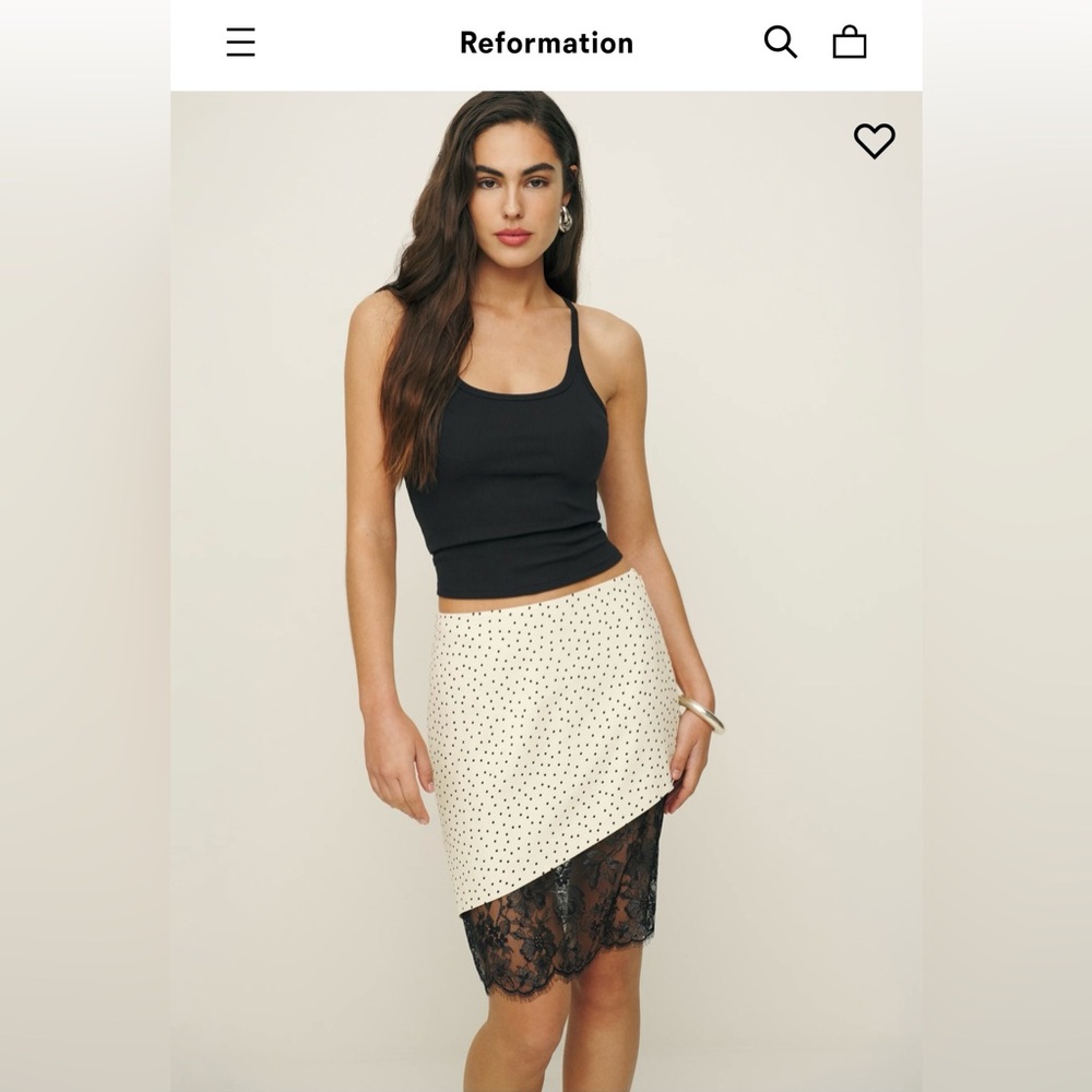 NWT reformation skirt
